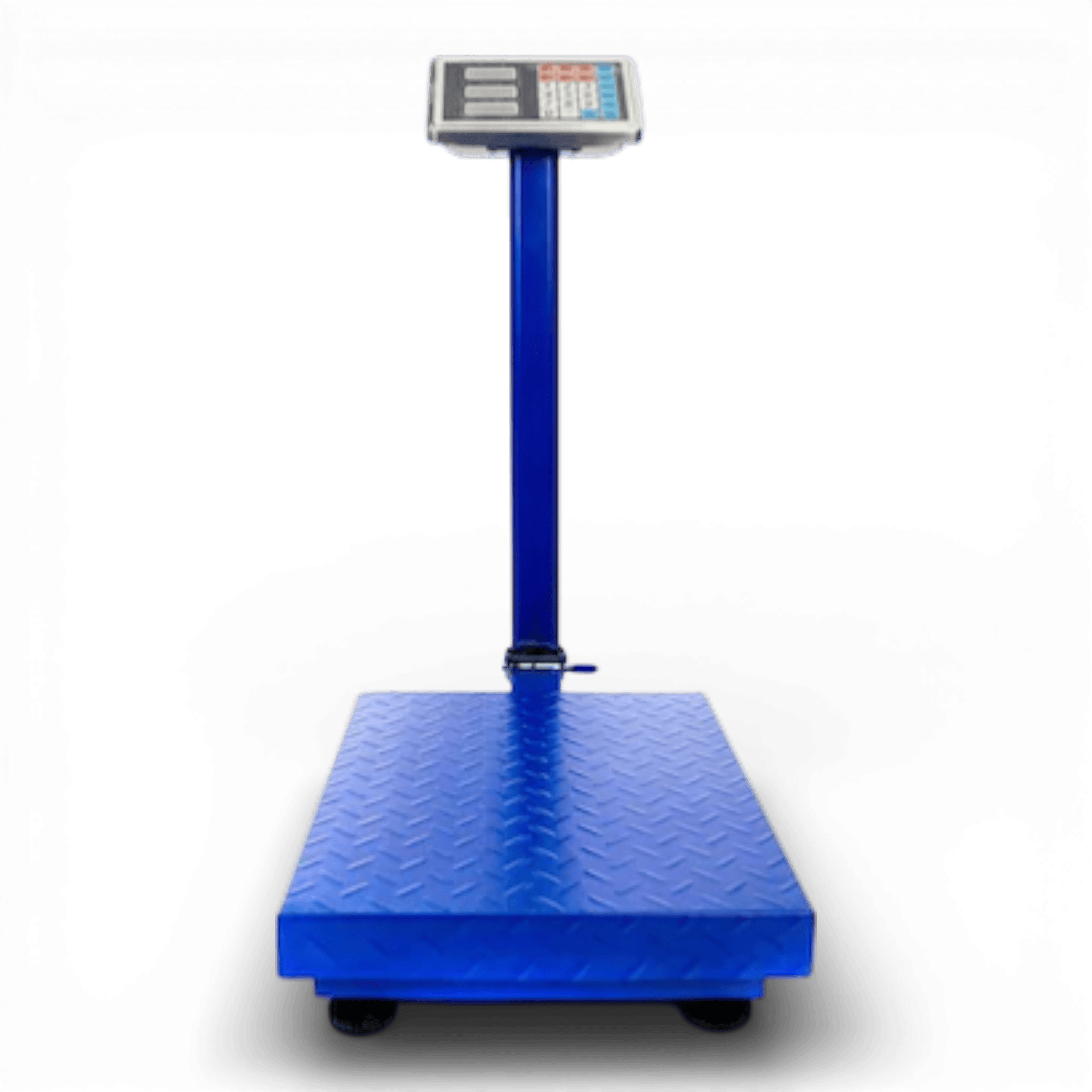 Cantar Electronic 350kg cu acumulator si platforma metalica din tabla striata, brat rabatabil