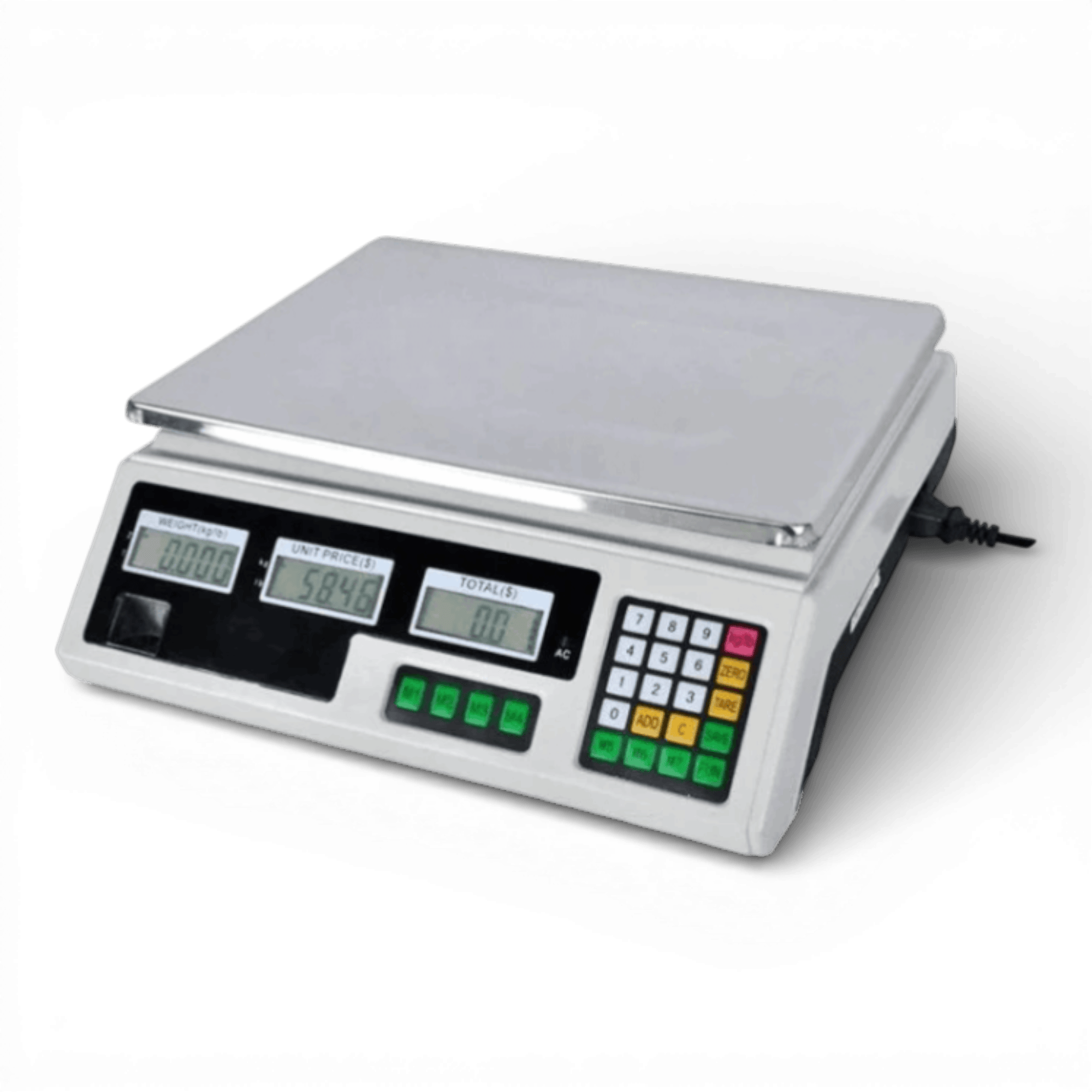 Cantar Electronic 40 kg, acumulator inclus, incarcare rapida, digital, functii multiple, afisaj dublu, autonomie mare