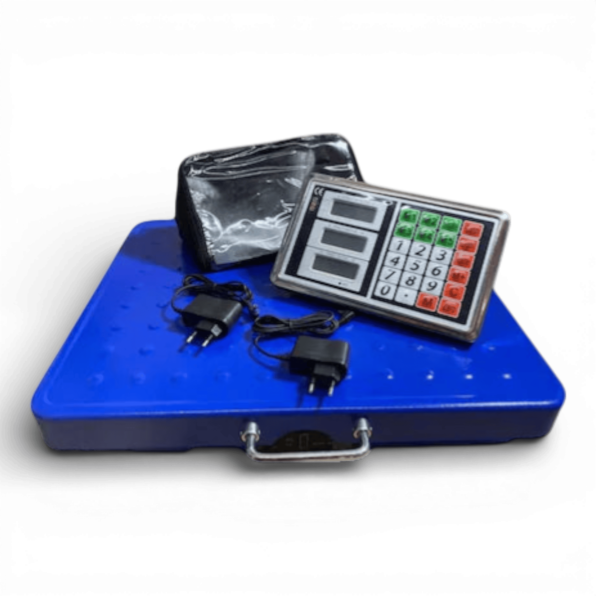 Cântar electronic platformă 500kg fără fir – Wi-Fi, afișaj LCD, baterie internă