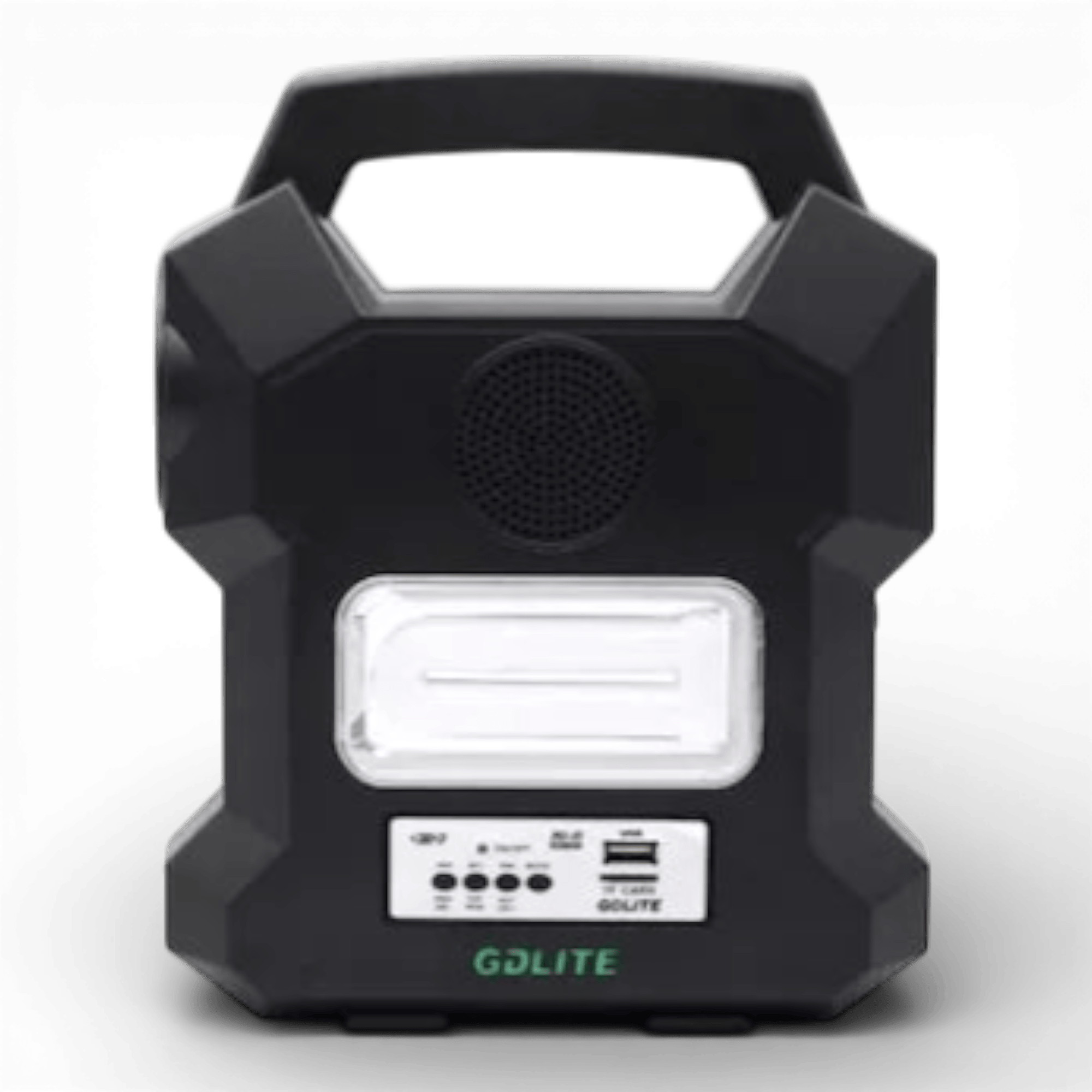 Kit Solar Portabil GDLITE GD-1000A, Panou Solar, USB, Bluetooth, Radio FM, MP3, Lanterna LED, 4 Becuri Incluse, Alimentare 220V