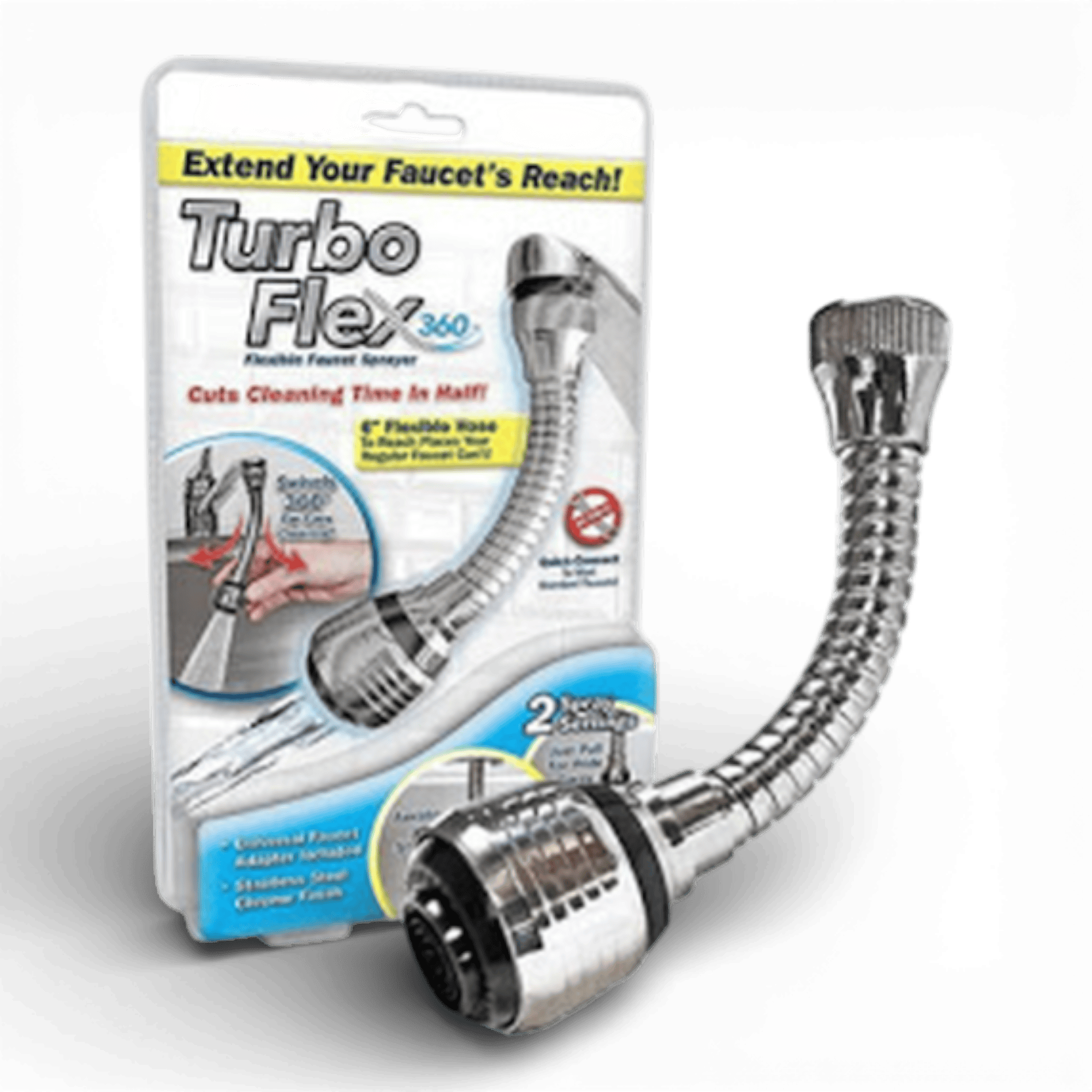 Prelungitor flexibil universal pentru robinet Turbo Flex