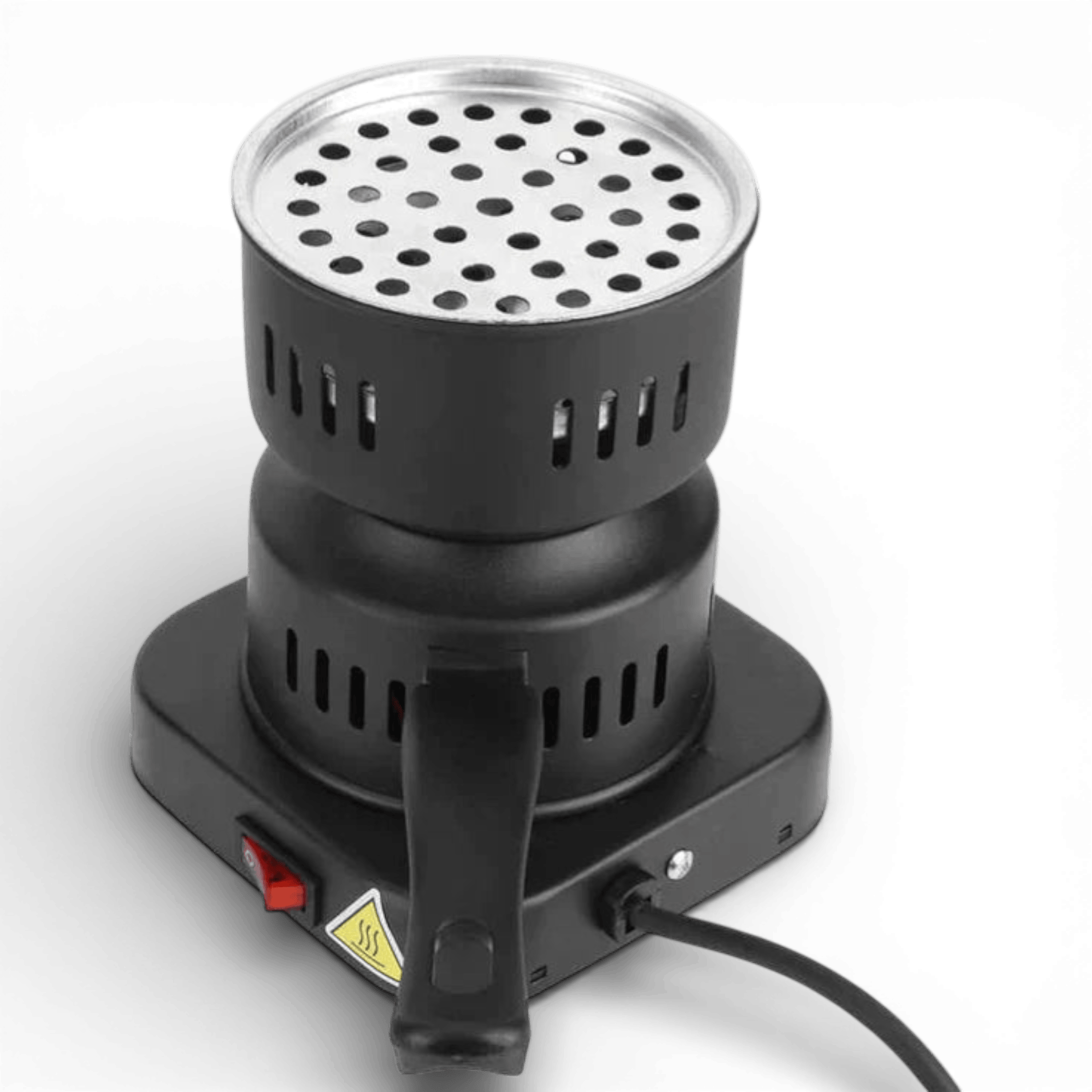 Aprinzător Electric de Cărbuni 1000W – Tip Ibric, Control Temperatură, Protecție Termică, Picioare Antialunecare