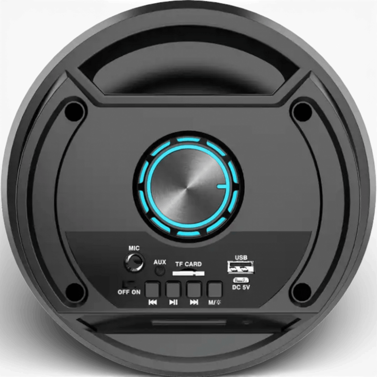 Boxa Profesionala AEIDEN® XL 300W, 2 Difuzoare 6.5 INCH, Autonomie Mare + Super Bass + Joc Lumini, Karaoke, Conex. Bluetooth, USB, RadioFM, Cadou Casca Bluetooth + Stick USB + Microfon