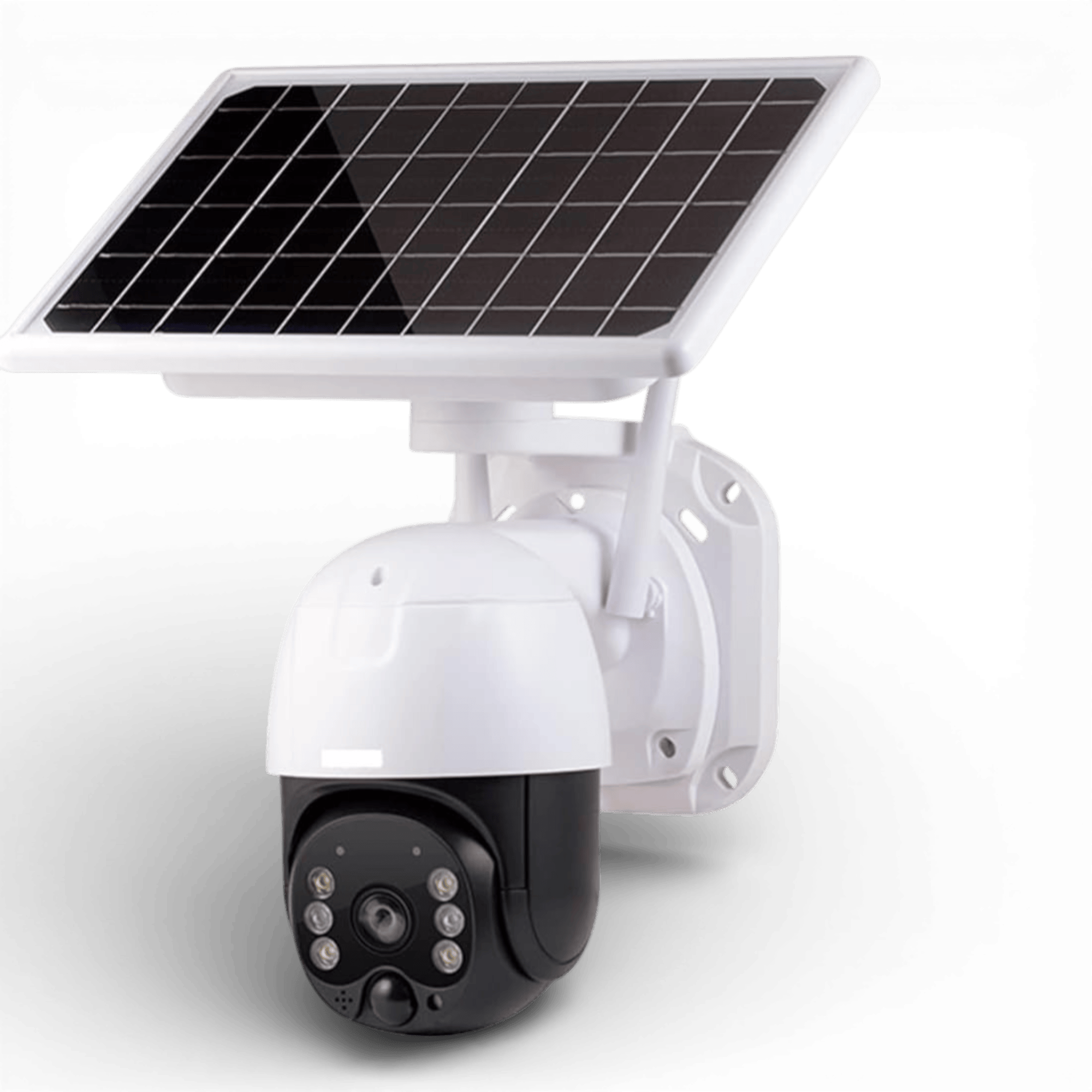 Camera de supraveghere wireless 5MP cu panou solar, rotire 355°, IP66, infraroșu, WiFi/4G