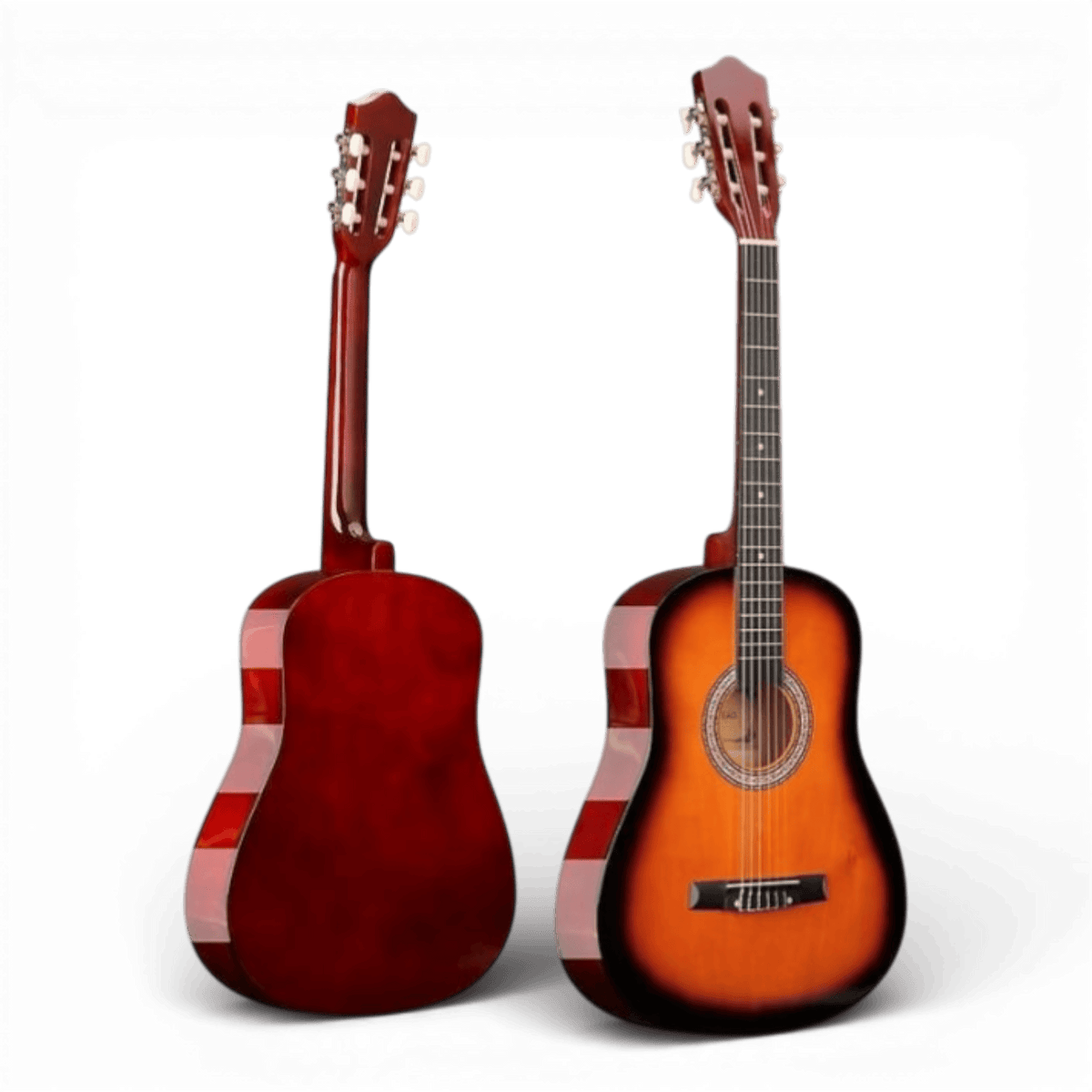 Chitara Clasica Maro 4/4 38" ( 95 X 35 CM ), pentru Incepatori si Adulti, Recomandata peste 8-10 ani, 6 Corzi Metalice, 20 De Taste