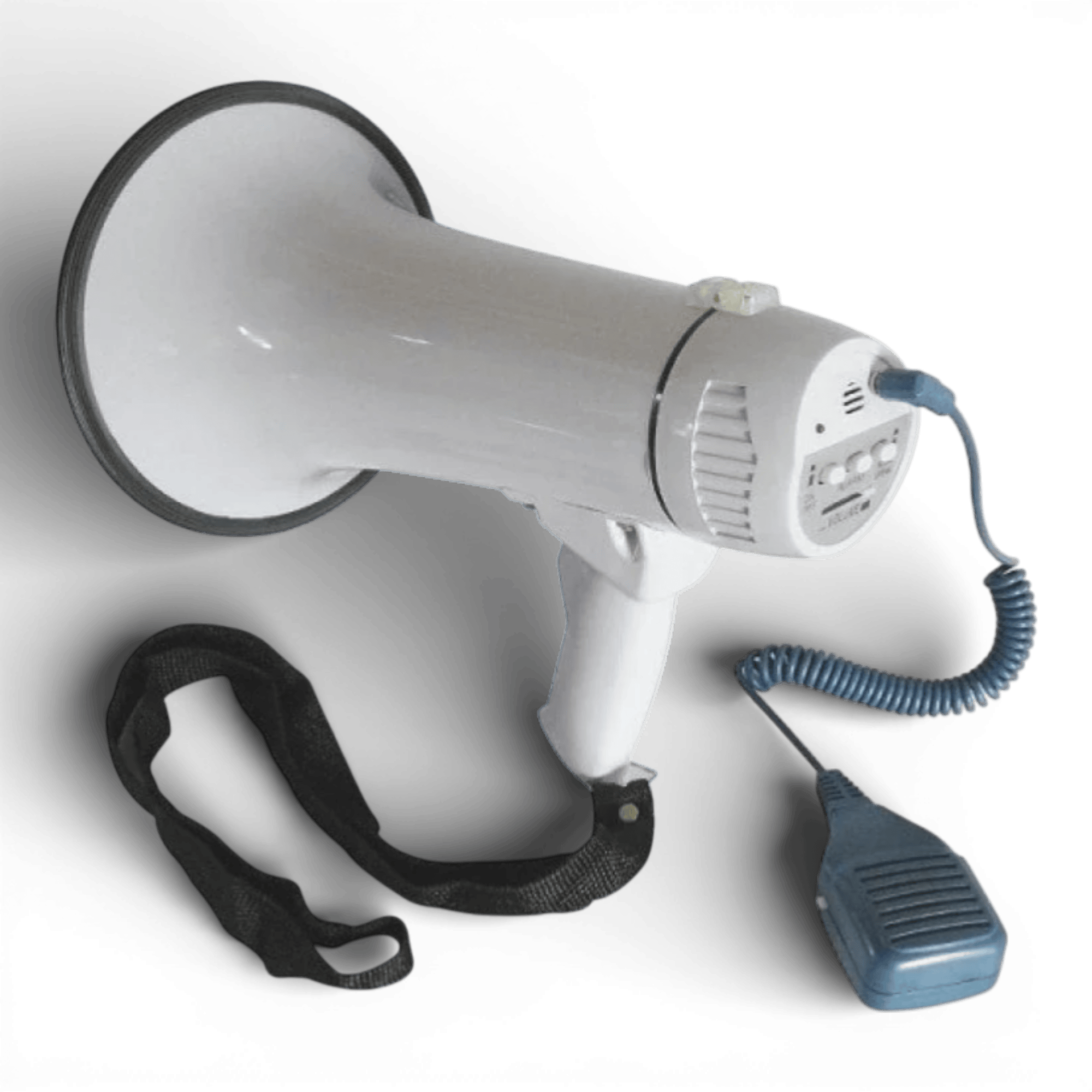 Megafon portavoce cu microfon extern, functie de reglaj al volumului, raza de acoperire 500m