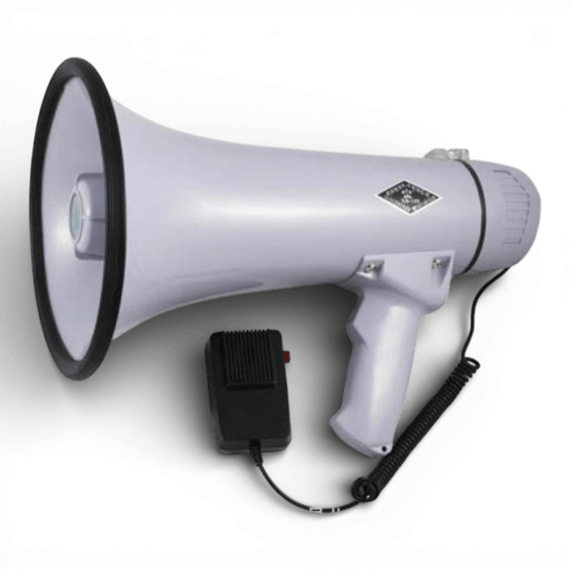 Megafon portavoce cu microfon extern, functie de reglaj al volumului, raza de acoperire 500m