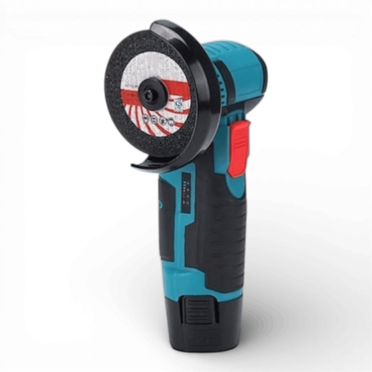 Mini polizor flex unghiular portabil AEIDEN ® 2 acumulatori 48V, 750W, 1500 mAh, 19500 rpm, 6 discuri 76 mm, soft start, autonomie mare, design modern, Verde/Negru