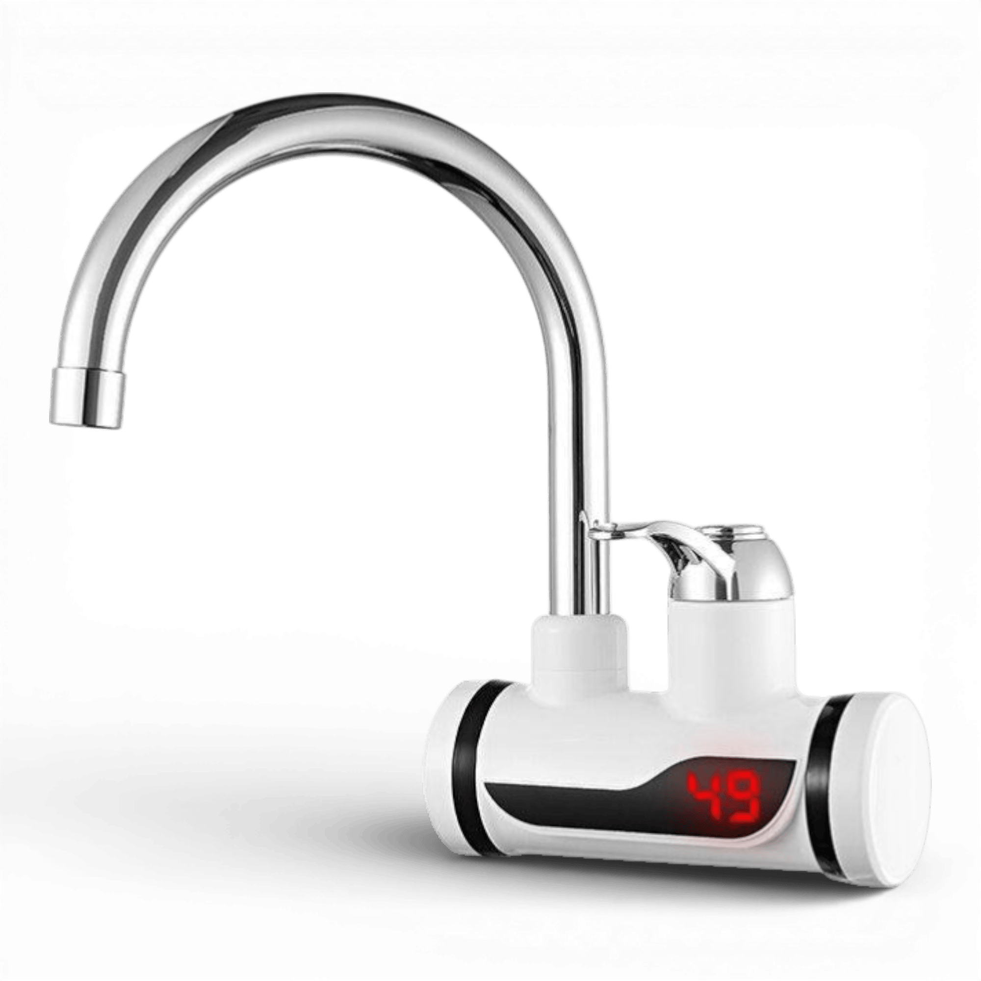 Robinet Electric pentru Apa Calda, Instant Heater cu Sistem de Dus Inclus, 3000W / Cu Prindere pe Perete