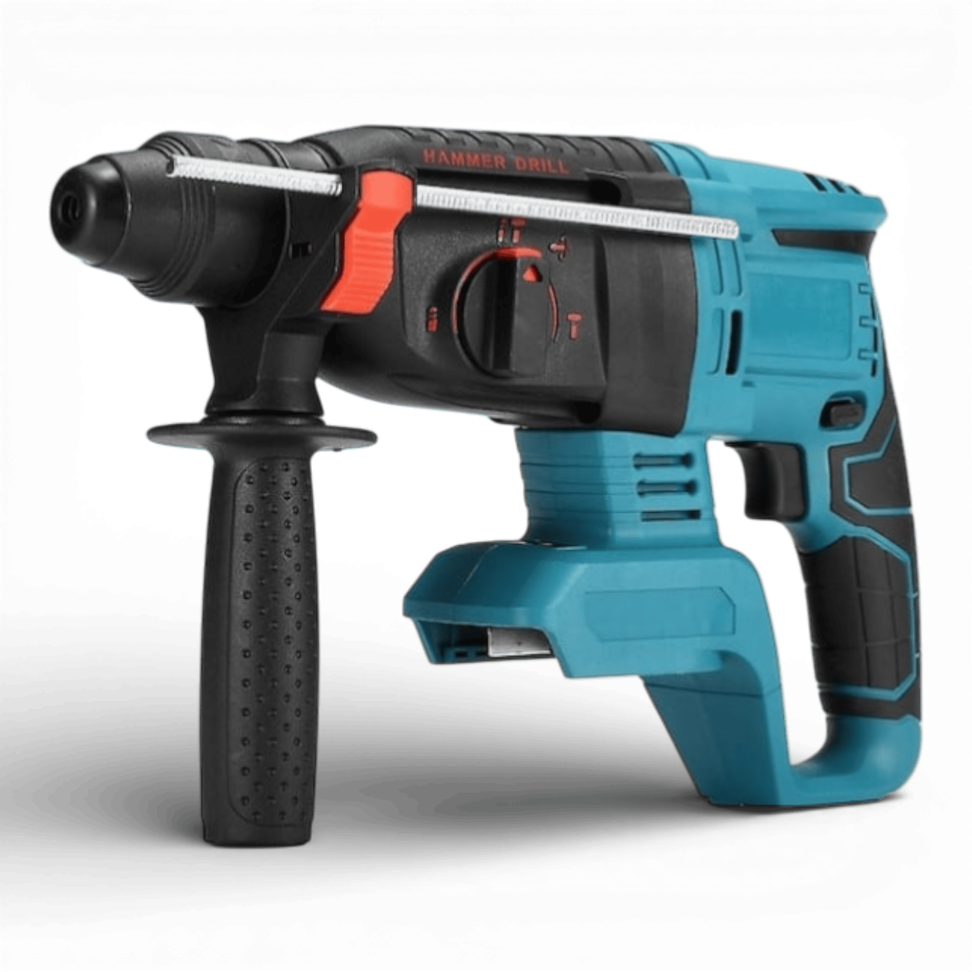 Ciocan rotopercutor profesional, 1500 W, 3.2J, 1000rpm, 2 acumulatori 48V 8.0 Ah, 3 moduri de functionare, brushless, design modern, autonomie mare, accesorii incluse, valiza transport, Albastru