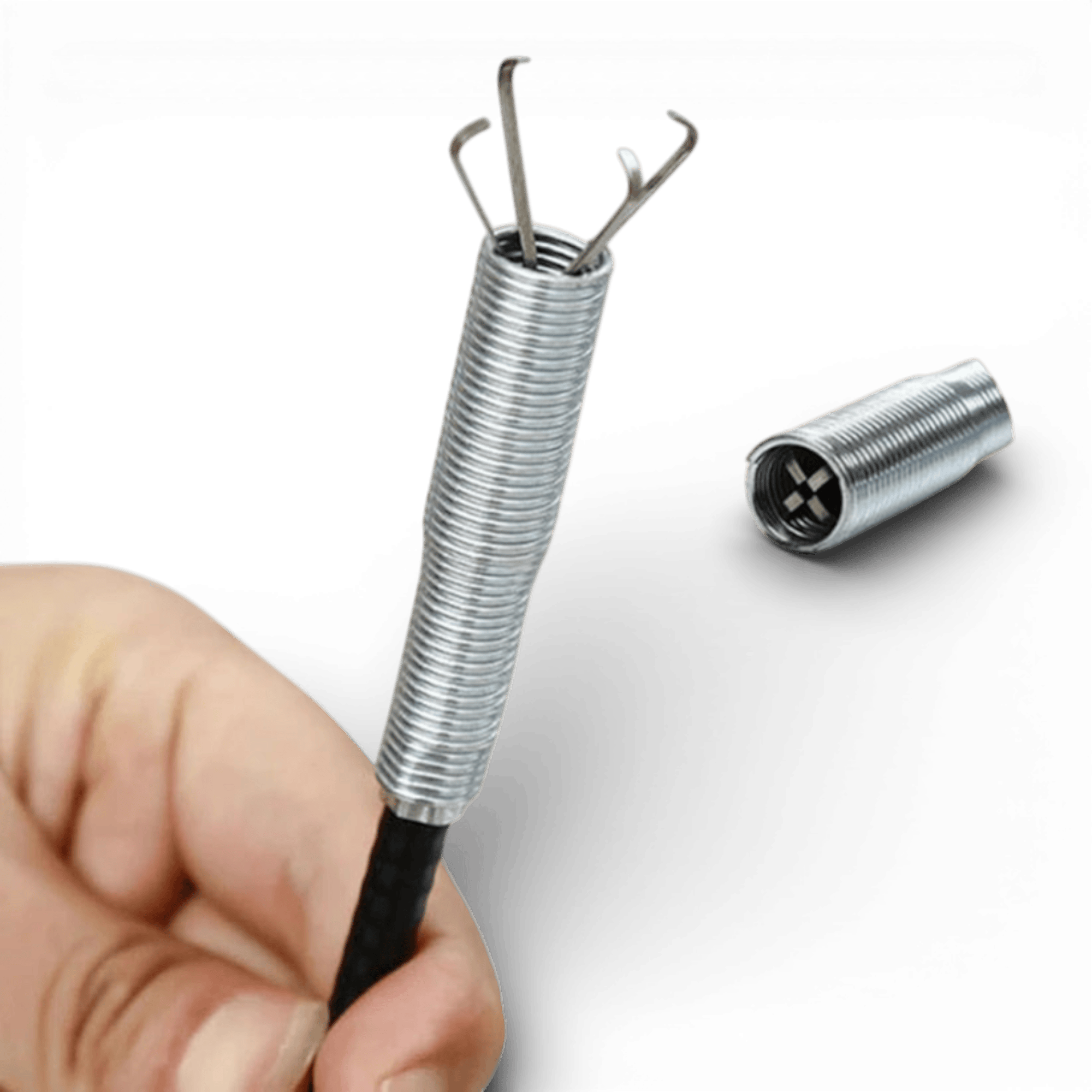 Sarpe pentru desfundat tevi de scurgere, metalic, tub flexibil, 1,6 m