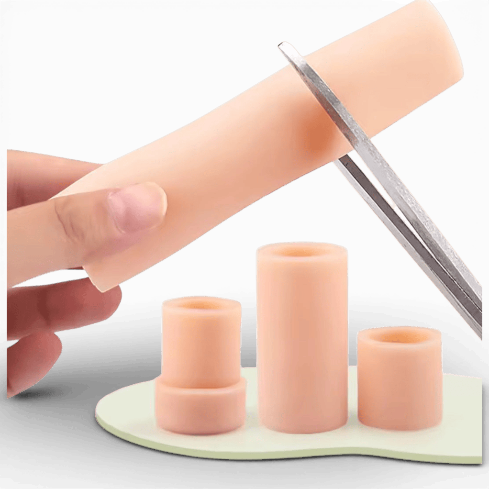 Set 10x Tuburi de Silicon pentru Protecția Degetelor – Confort și Siguranță