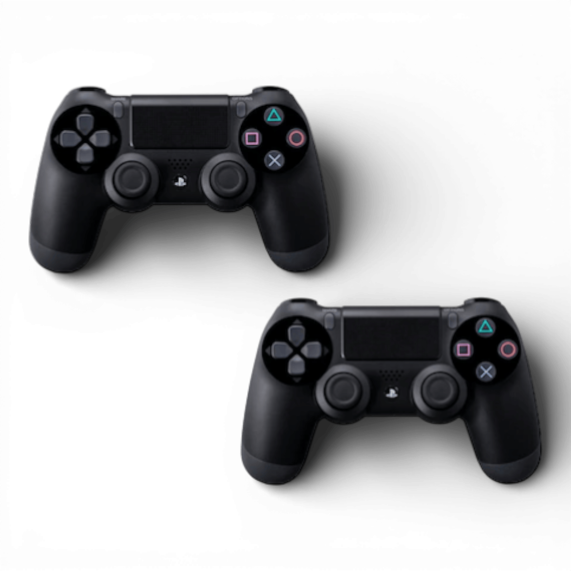 Pachet 2x Controller Sony Dualshock 4 V2 New Model pentru Playstation 4, Black