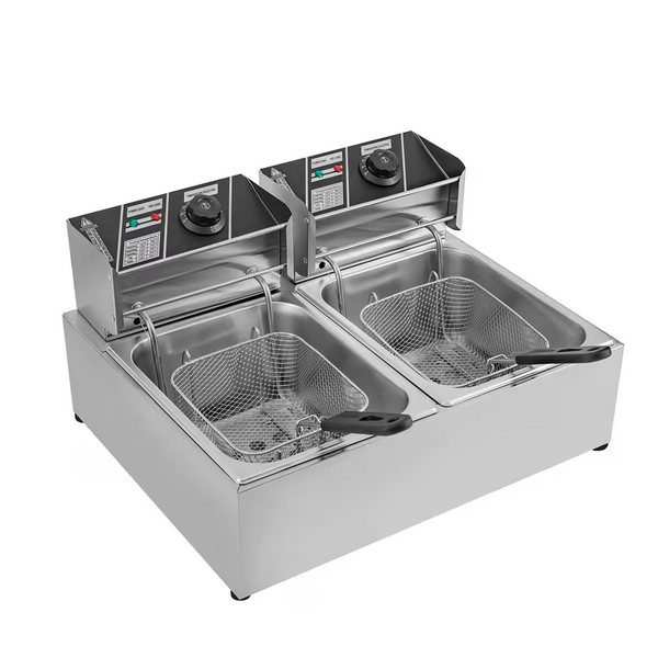 Friteuza Electrica Capacitate - 12 litri din Inox - Putere 5000W - Uz Profesional sau Personal