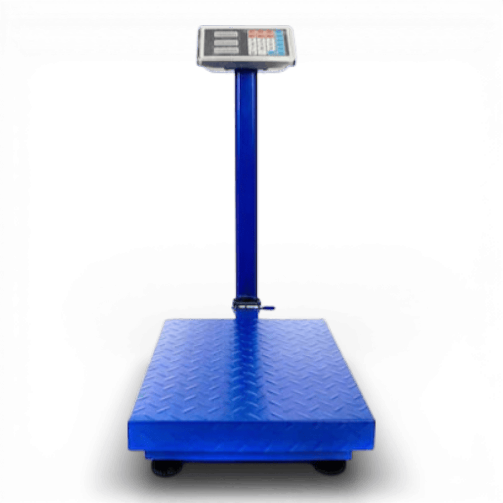 Cantar Electronic 500kg cu acumulator si platforma metalica din tabla striata, brat rabatabil