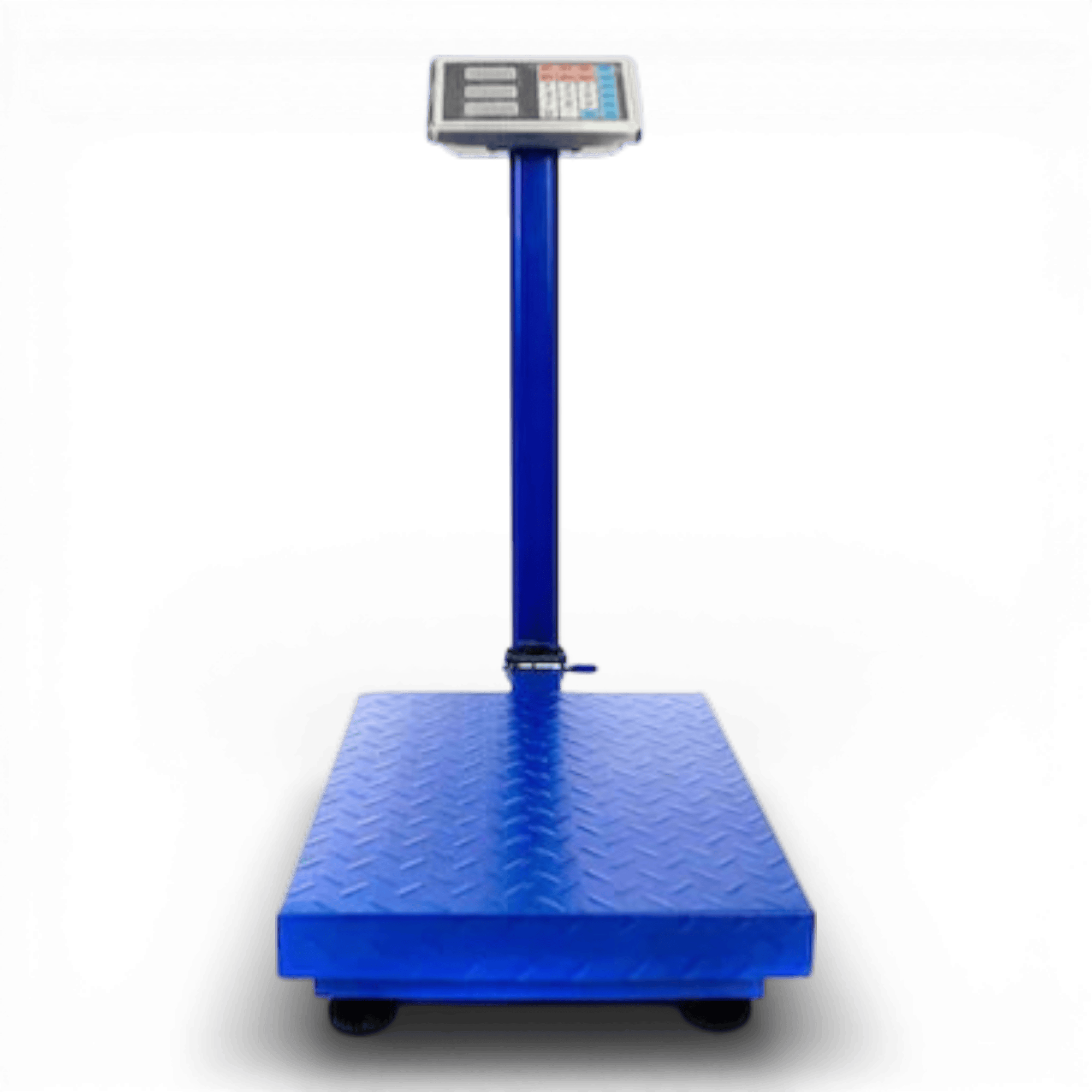 Cantar Electronic 700kg cu acumulator si platforma metalica din tabla striata, brat rabatabil