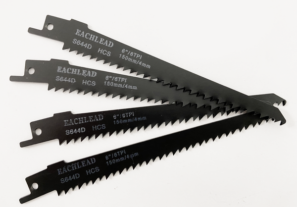 Set 4 Lame pentru Fierăstrău Tip Sabie pe Acumulator – Diverse Marimi