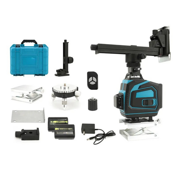 Kit Nivela Laser, autonivelare, telecomanda, linii verzi, 4x360°,trepied inclus