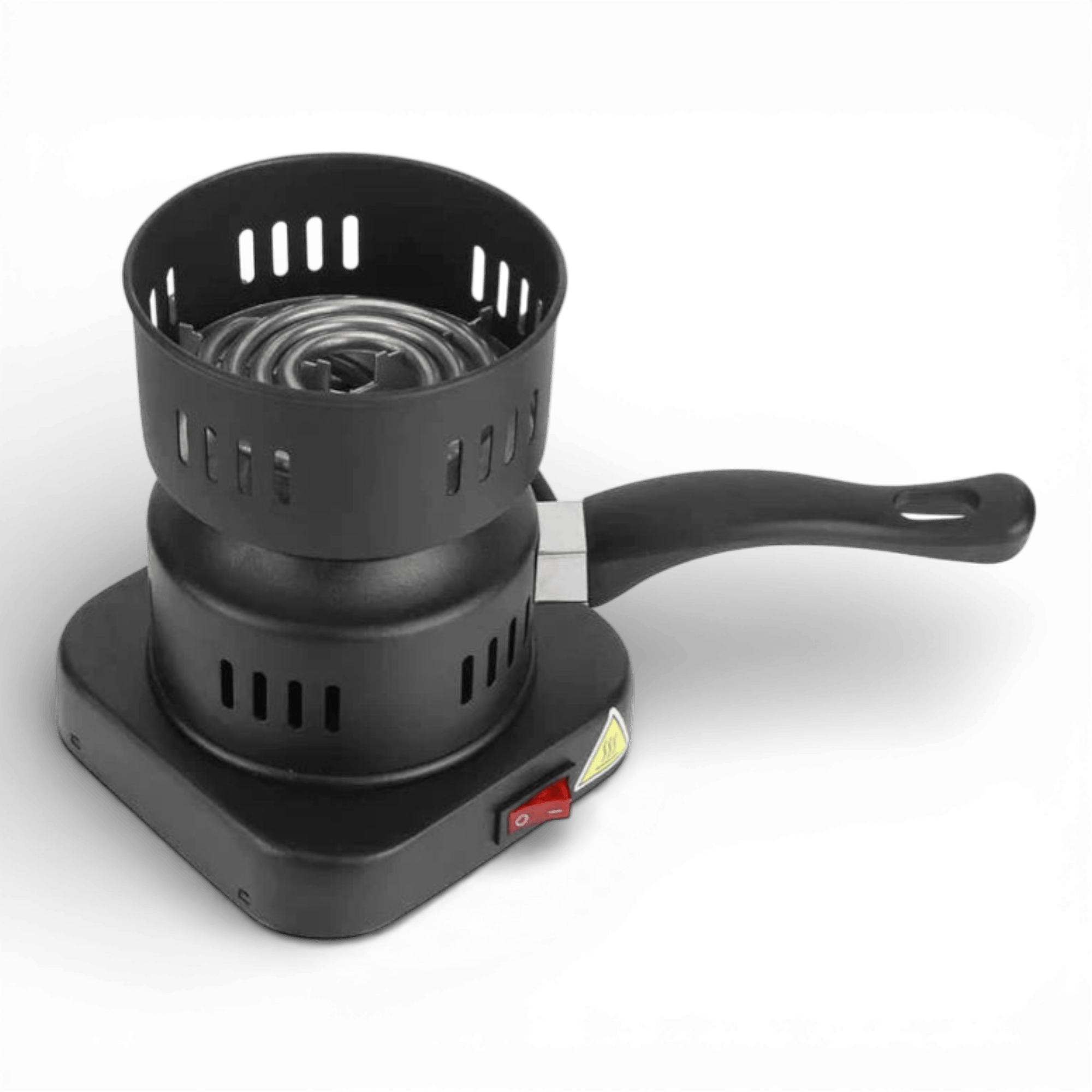 Aprinzător Electric de Cărbuni 1000W – Tip Ibric, Control Temperatură, Protecție Termică, Picioare Antialunecare