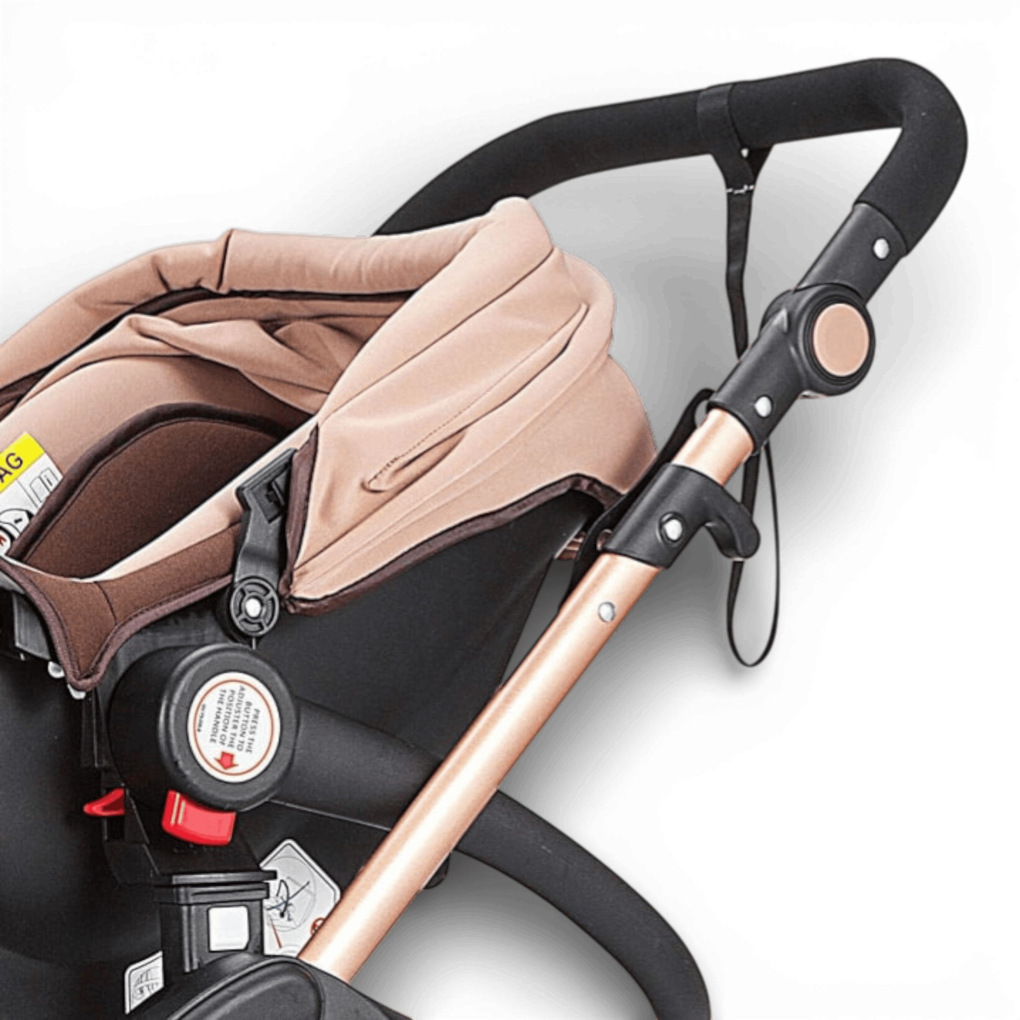 Carucior 2 in 1 pentru copii, pliabil, cu suspensii, transformabil landou-sport, 0-36 luni, cos pentru accesorii