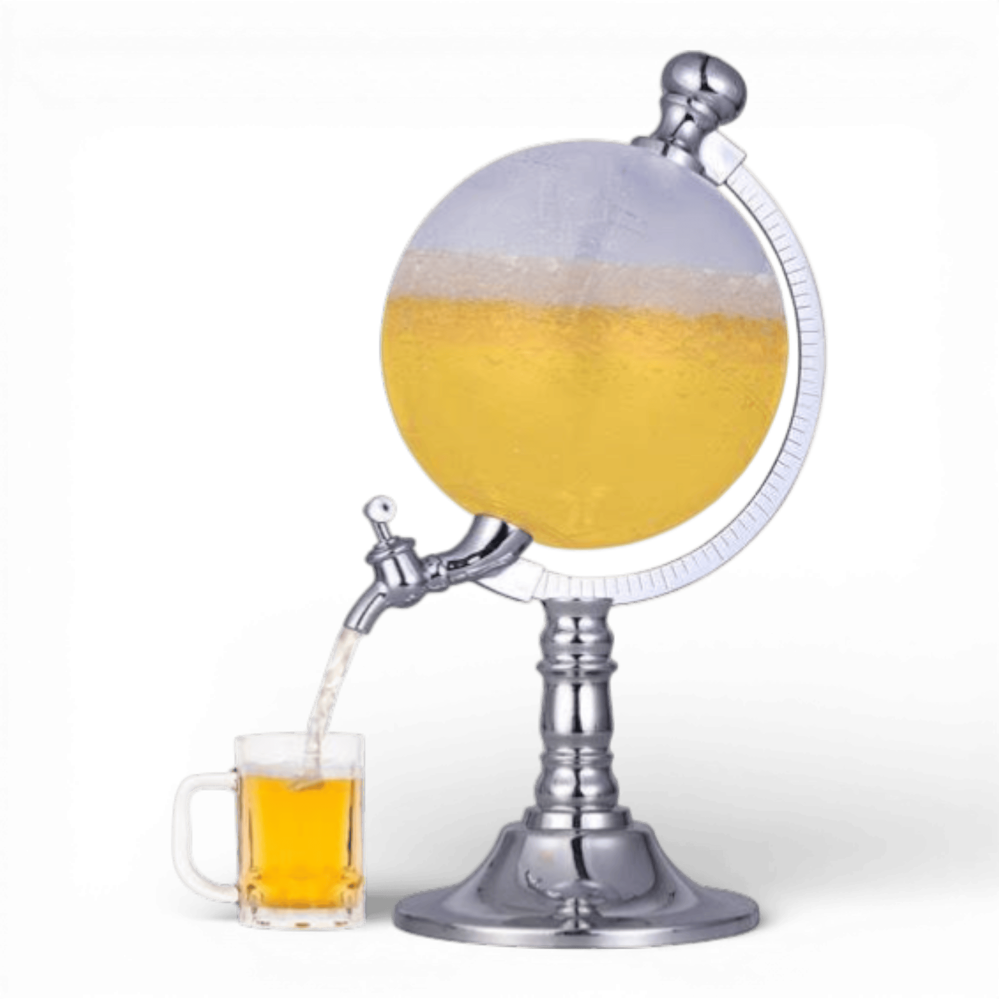 Dispenser de bauturi in forma de Glob Pamantesc