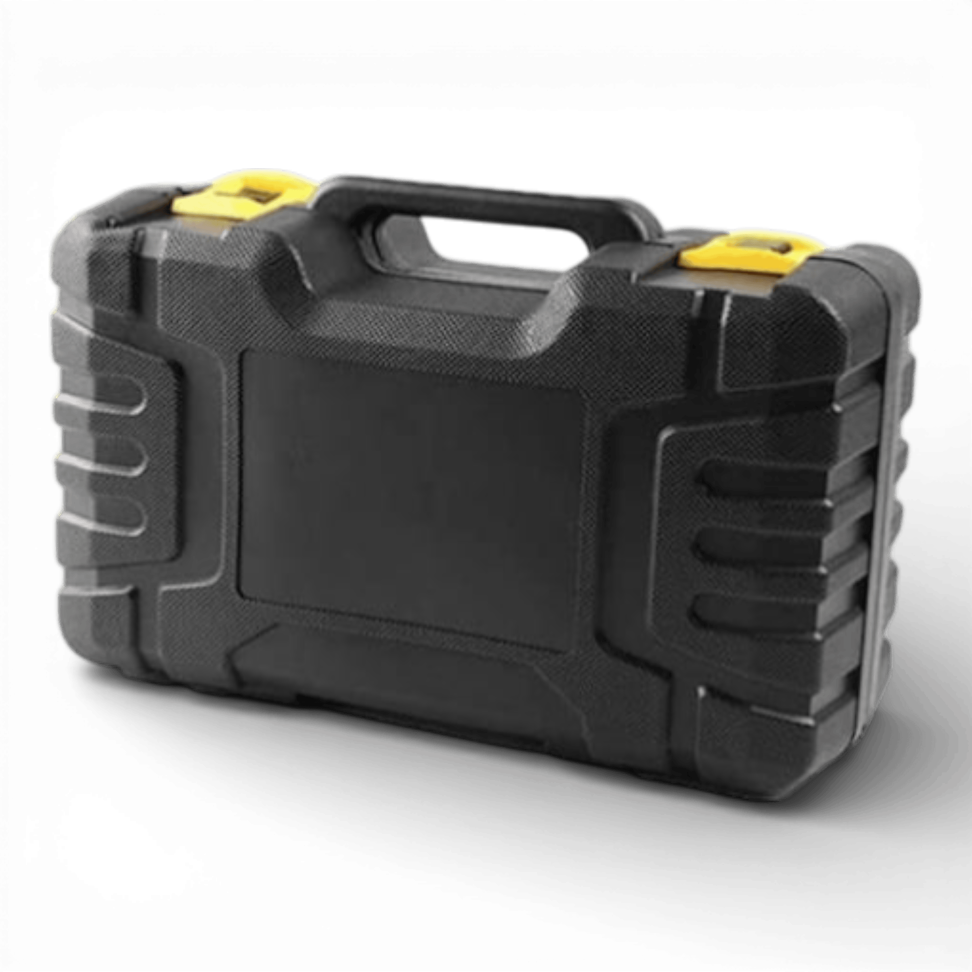 Kit pana auto complet, compresor cu 2 cilindri, 500W, metal, accesorii incluse, alimentare la priza 12V, rezistent la apa, protectie suprasarcina, Galben/Negru