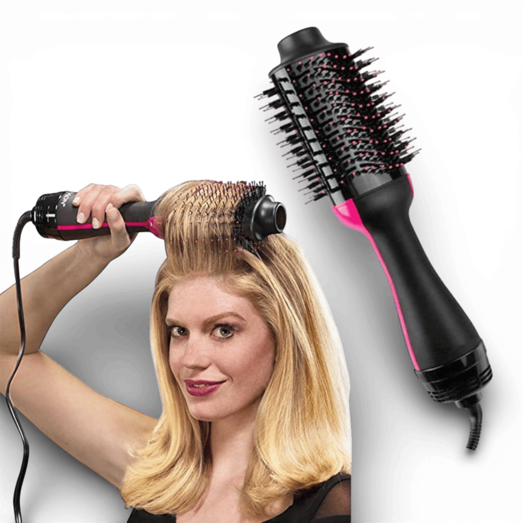 Perie fixa cu aer cald, 1000 W, One Step 3 in 1