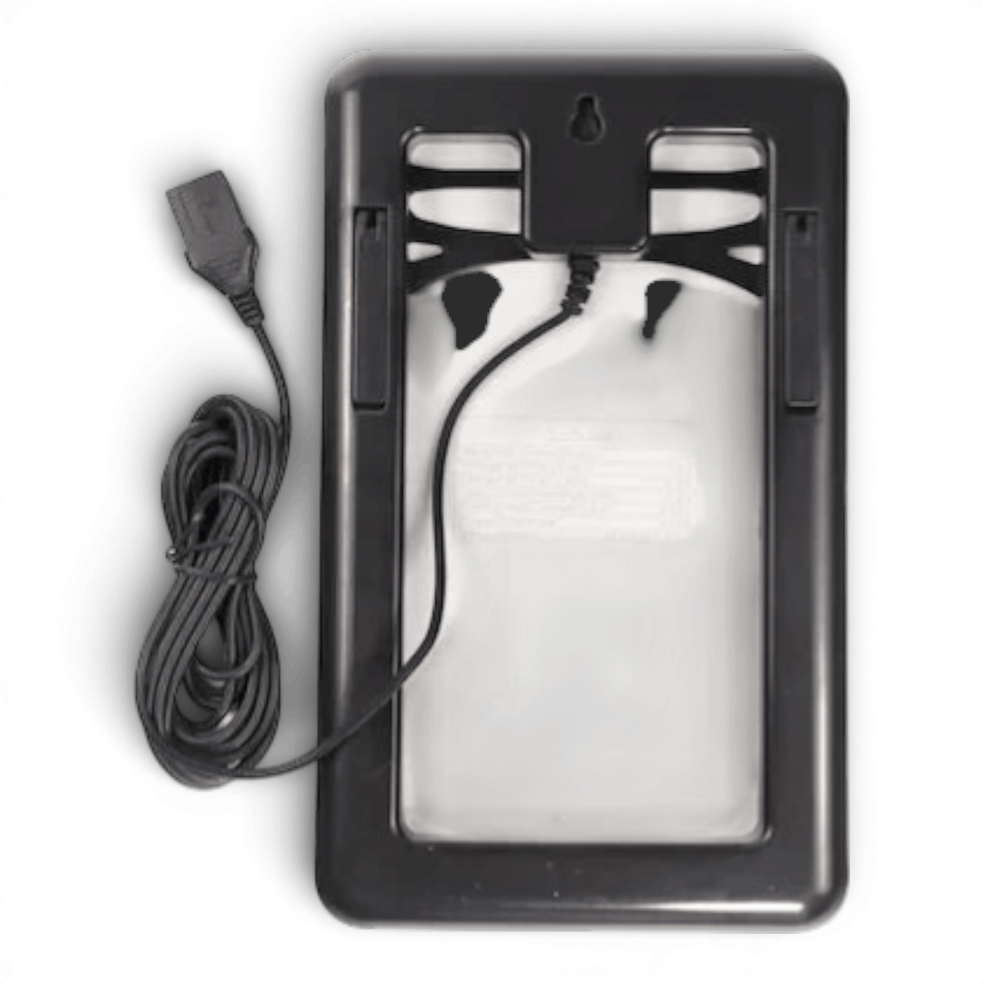 Panou Solar Portabil, Putere 3W, Tensiune 6V, IP67, Cablu cu Mufe 5 in 1, Negru