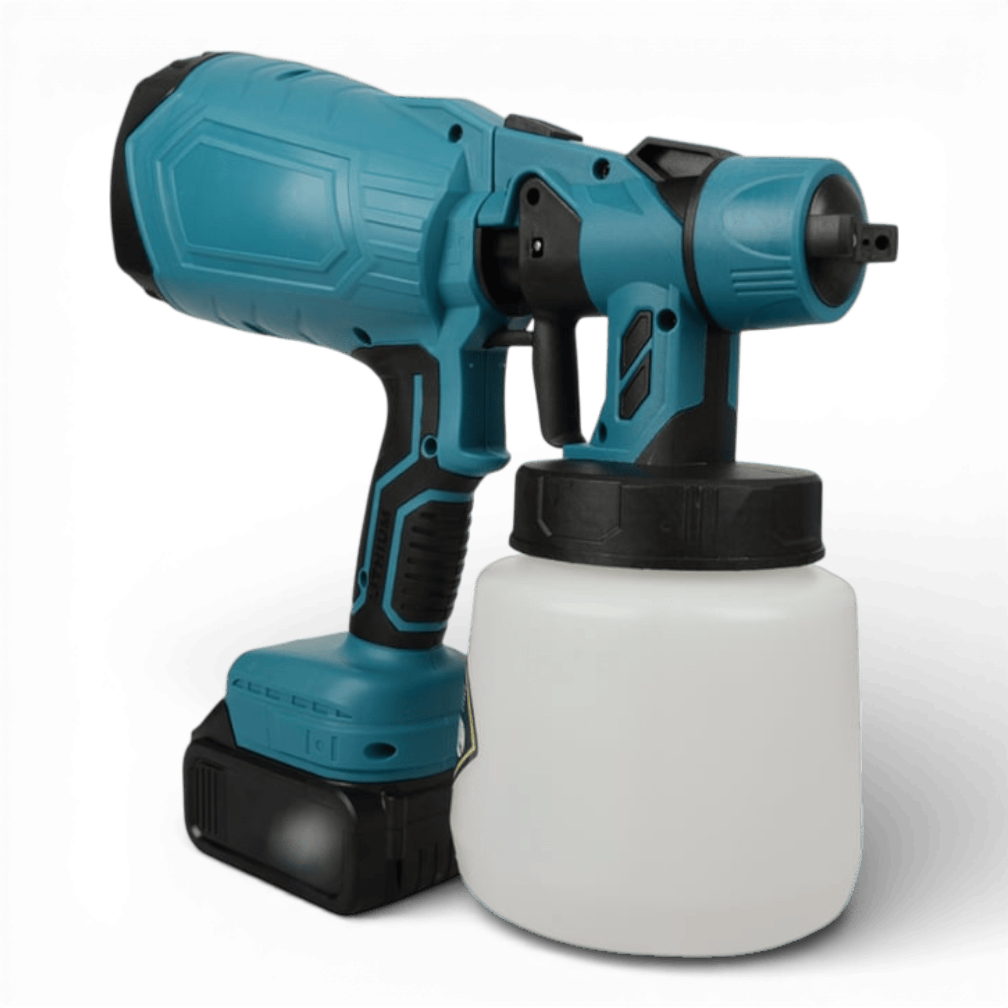 Aparat profesional de vopsit si zugravit AEIDEN ®, electric, cu rezervor de vopsea, 2 acumulatori 48V, portabil