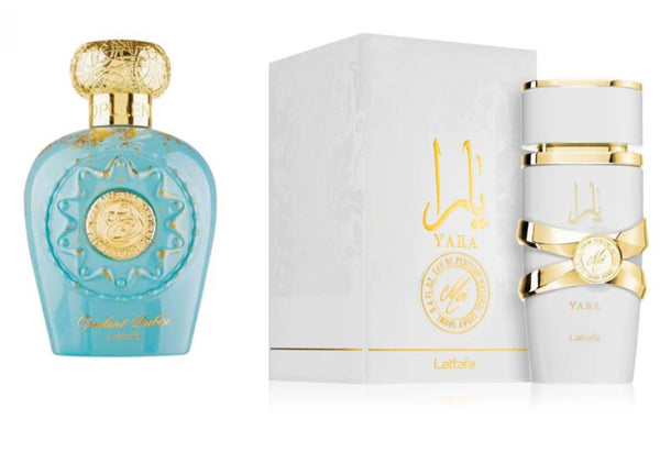 Lattafa Opulent Dubai - Apa de Parfum Unisex 100ml + yara alb
