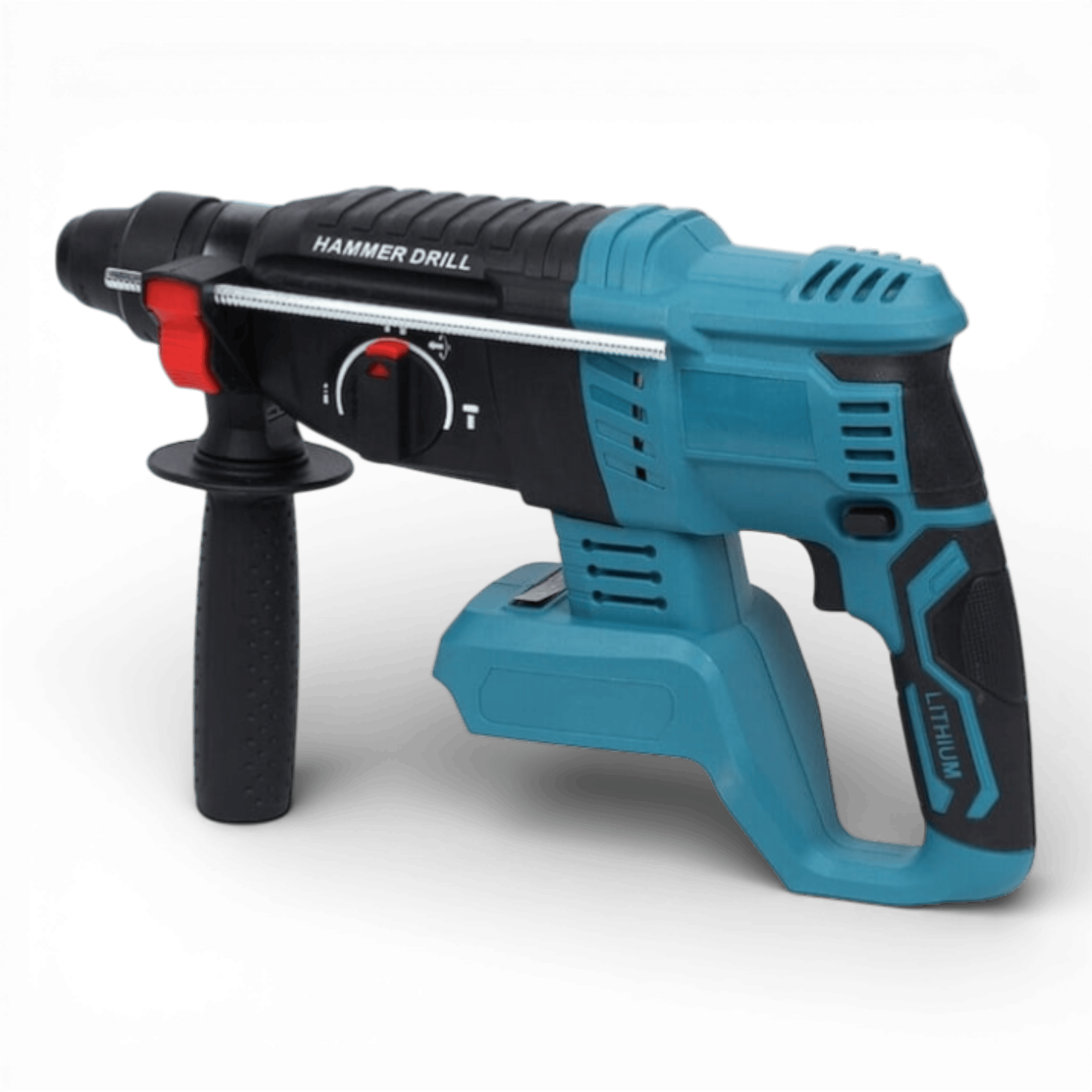 Ciocan rotopercutor profesional, 1500 W, 3.2J, 1000rpm, 2 acumulatori 48V 8.0 Ah, 3 moduri de functionare, brushless, design modern, autonomie mare, accesorii incluse, valiza transport, Albastru