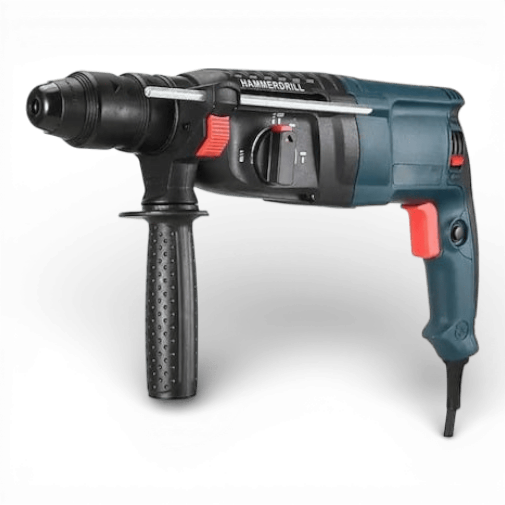 Ciocan Rotopercutor Profesional, 3000 W, 3 J, 30mm, 1200 Rpm, mandrina de rezerva, 5 accesorii si valiza pentru transport, Albastru