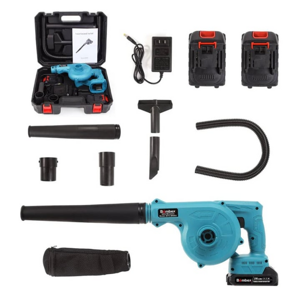 Suflanta frunze profesionala AEIDEN ® 880W, 18000RPM, 2 acumulatori 48V, autonomie 4 ore, 2 in 1, pentru praf, masina, fara fir