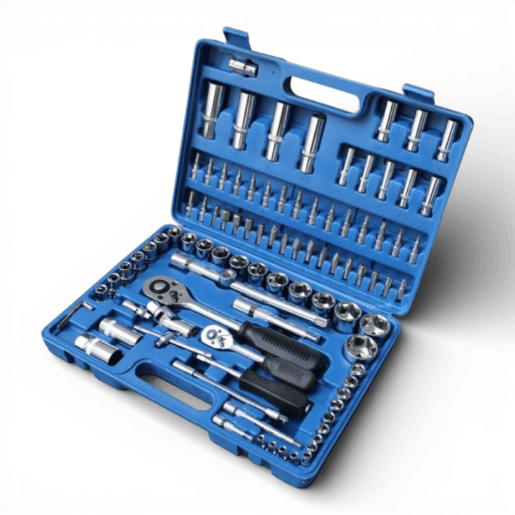 Trusa 108 chei tubulare Chrome-Vanadium