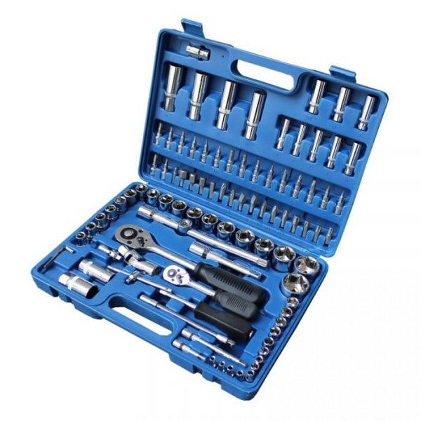 Trusa 108 chei tubulare Chrome-Vanadium